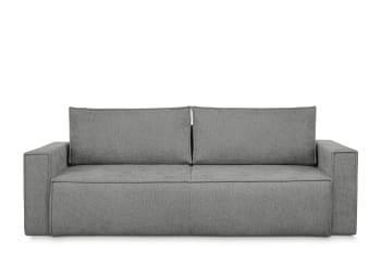 NAPI II - Sofa 3 Sitzer, mit Schlaffunktion, Modern, grau