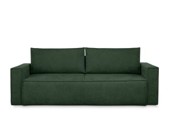 NAPI II - Sofa 3 Sitzer, mit Schlaffunktion, Modern, grün