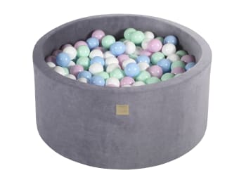 Piscina a Stelle con Palline babyblue, grigio, trasparenti e bianco pe –  Decochic