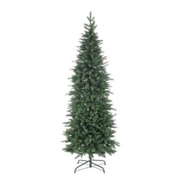 Albero di Natale SLIM GHERKIN Stretto Verde 150cm 288 Rami PVC