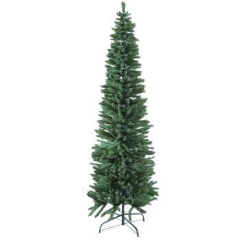 Albero di Natale Slim La Magdaleine in PP Effetto aghi di Pino e PVC  ARTICOLI NATALIZI