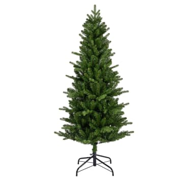 Albero di Natale ecologico con base effetto legno cm 100 : : Casa  e cucina