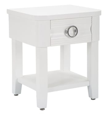 DecHome Set 2 Comodini Sospesi a Parete con Cassetto e Mensola Bianco e  Rovere - D31339