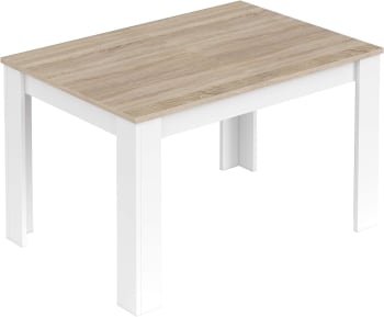 EKEDALEN / EKEDALEN mesa con 2 bancos, blanco/blanco, 120/180 cm
