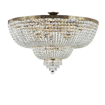 Paralume Vintage In Metallo Oro Bianco Intagliato A Tamburo: Design Unico Per Lampade E27 (30 Cm) - 3