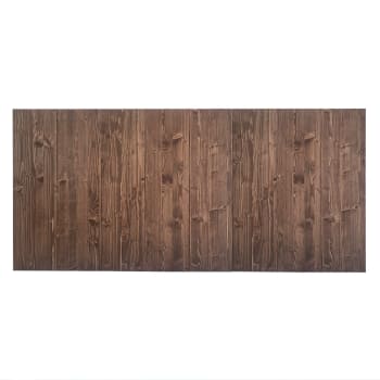 Arties - Cabecero de cama de madera maciza en tonos oscuros 160x75cm