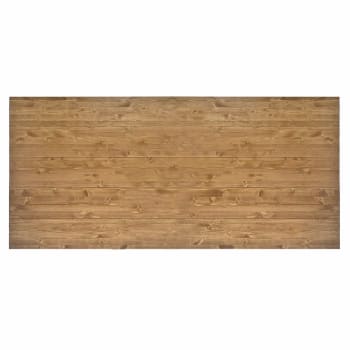 Garos - Cabecero de cama de madera maciza en tono roble 140x75cm