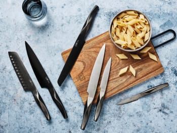 Lot De 3 Couteaux De Cuisine En Acier Inox Vanadium - Couteau à Découper Inclus