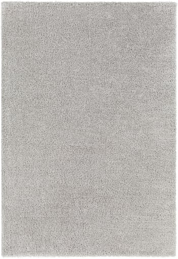 Claire - Alfombra shaggy moderna gris claro 160x213