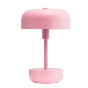 Haipot - Wiederaufladbare LED-Tischleuchte Metall h 25,7 cm d 17 cm, rosa