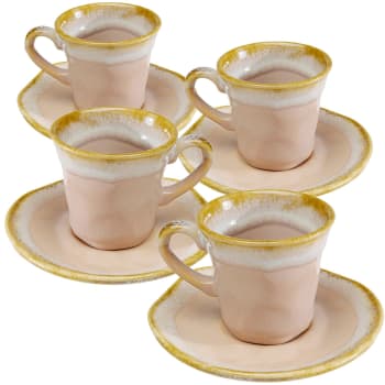 Tasse à thé rose 19cl Madame de récamier