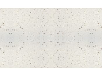 TERRAZZO - Tapis vinyle blanc cassé 65x180cm