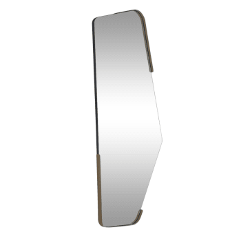 GOLD - Asymmetrischer Spiegel, 120x44cm