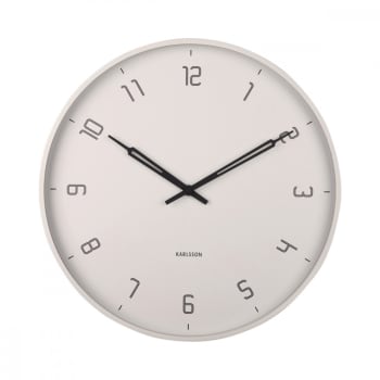 Stark - Horloge en métal gris D40cm