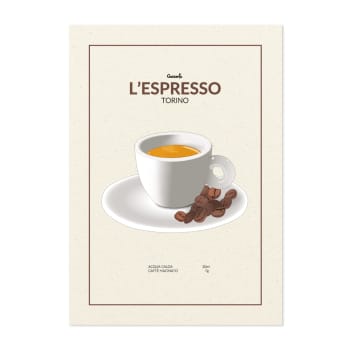 CAFFÈ - Poster Carta Riciclata - L'Espresso 21x30