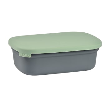 Apprentissage repas - Boîte à repas en céramique et silicone vert
