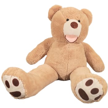 Riesiges Plüschtier Teddybär Pouf 160 cm, Beige