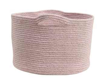 Basket - Korb für Kinder - Baumwolle  36x36x24 cm - Rosa