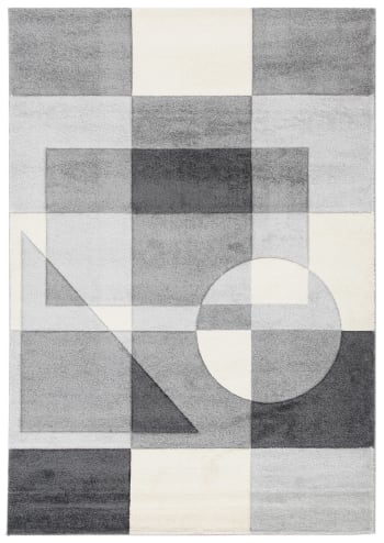 Douceur D'Intérieur Tappeto Entrata Ciao - 75x45 Cm, Grigio, Polipropilene, Antiscivolo