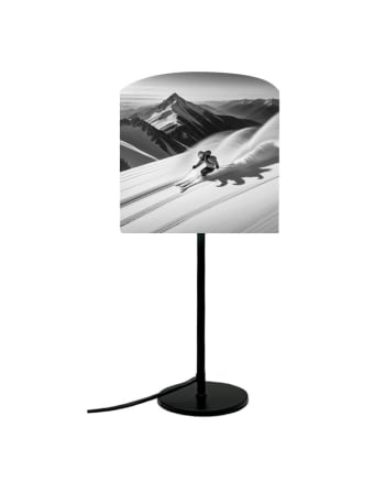 Winter - Lampe de Table  Hors-Piste D: 20 x H: 42
