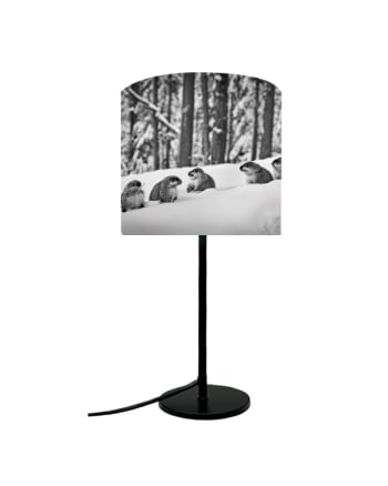 Winter - Lampe de Chevet  Tribu Marmotte D: 20 x H: 42