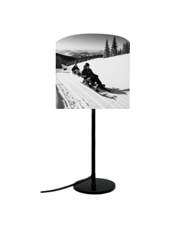 Winter - Lampe de Table  Luge D: 20 x H: 42
