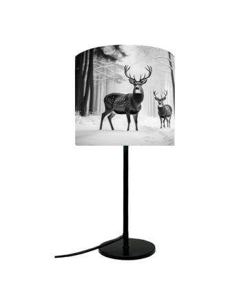 Winter - Lampe de Table  Cerf Royal D: 20 x H: 42