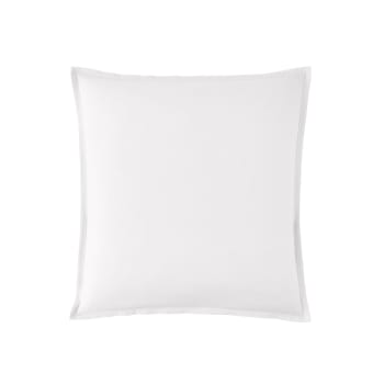 PREMIÈRE - Taie d'oreiller en percale de coton blanc 65x65