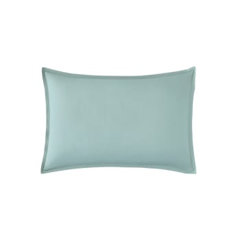 PREMIÈRE - Taie d'oreiller en percale de coton bleu archipel 50x70