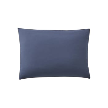 BONS JOURS - Parure de lit en coton bleu 50x70