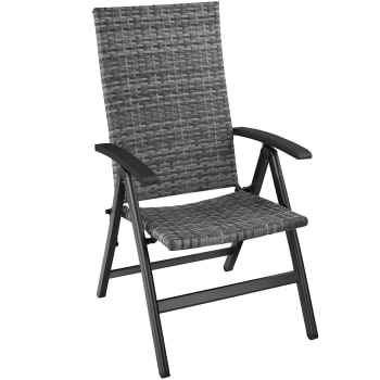 KOMFOTTEU Set Di 2 Sedie Da Giardino Pieghevoli – Polipropilene E Telaio Metallico – Portata 180 Kg – Sedie A Doghe Per Balcone, Terrazza, Patio