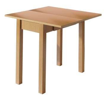 UNIQUE - Mesa de cocina modelo pavia roble con patas de madera