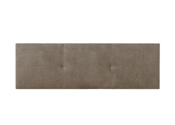 Cabecero tapizado gris 52 cm x 165 cm