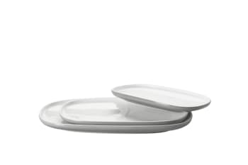 ISORA - 3-teiliges Plattenset aus Keramik