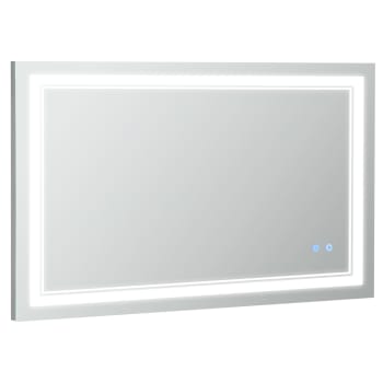 KLEANKIN - Badspiegel, mit LED und Touchschalter, 3 Lichtfarben, IP44 Wasserdicht
