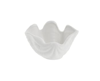 Vase en céramique blanc H11