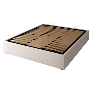 Tavolino Con Stazione Di Ricarica TUTOTAK - Set Di 2 Comodini Con Cassetto In Tessuto - Marrone - 2
