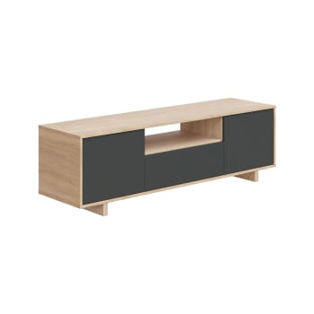 Cassettone a 4 cassetti abana effetto rovere naturale - 5five