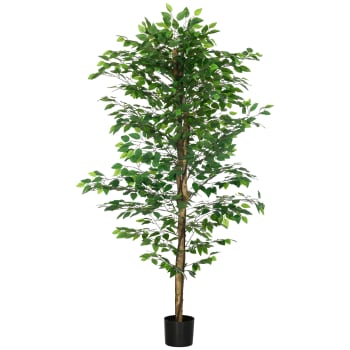 Planta artificial 17.5 x 17.5 x 180 cm color verde