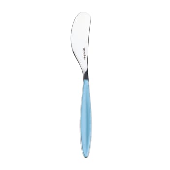 Feeling - Tartineur couteau à beurre en acier et acrylique bleu clair