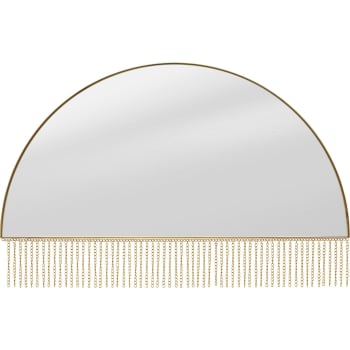 Opera - Miroir en acier doré 70x110