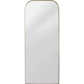 Opera - Miroir en acier doré 190x80