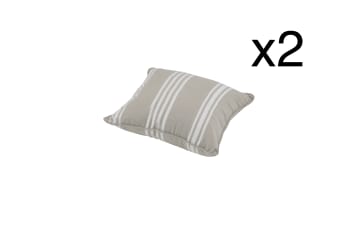 Set Di 2 Federe Per Cuscini In Velluto A Coste, Morbide Federe In Velluto Per Divano Soggiorno Camera Da Letto Decorative Beige 45 X 45 Cm 92219320