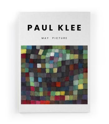 PAUL KLEE - Tela 60x40 stampa Paul Klee, dipinto di maggio.