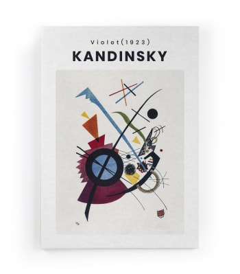 KANDINSKY - Leinwand 60x40 Druck Violet Kandinsky