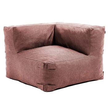 Mixi - Poltrona ad angolo per divano modulare terracotta