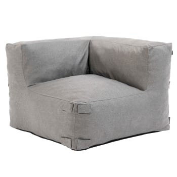 Mixi - Poltrona ad angolo per divano componibile grigio