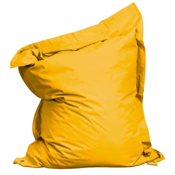 Solys - Fodera vuota per cuscino da pavimento XL giallo