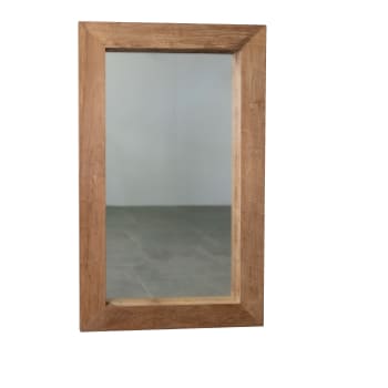 Kiki - Spiegel aus Teakholz 180x110x10cm, braun