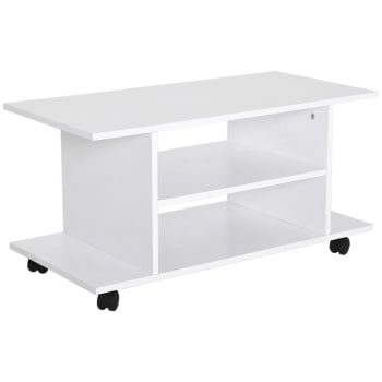 Mesa armario color blanco 80 x 40 x 40 cm